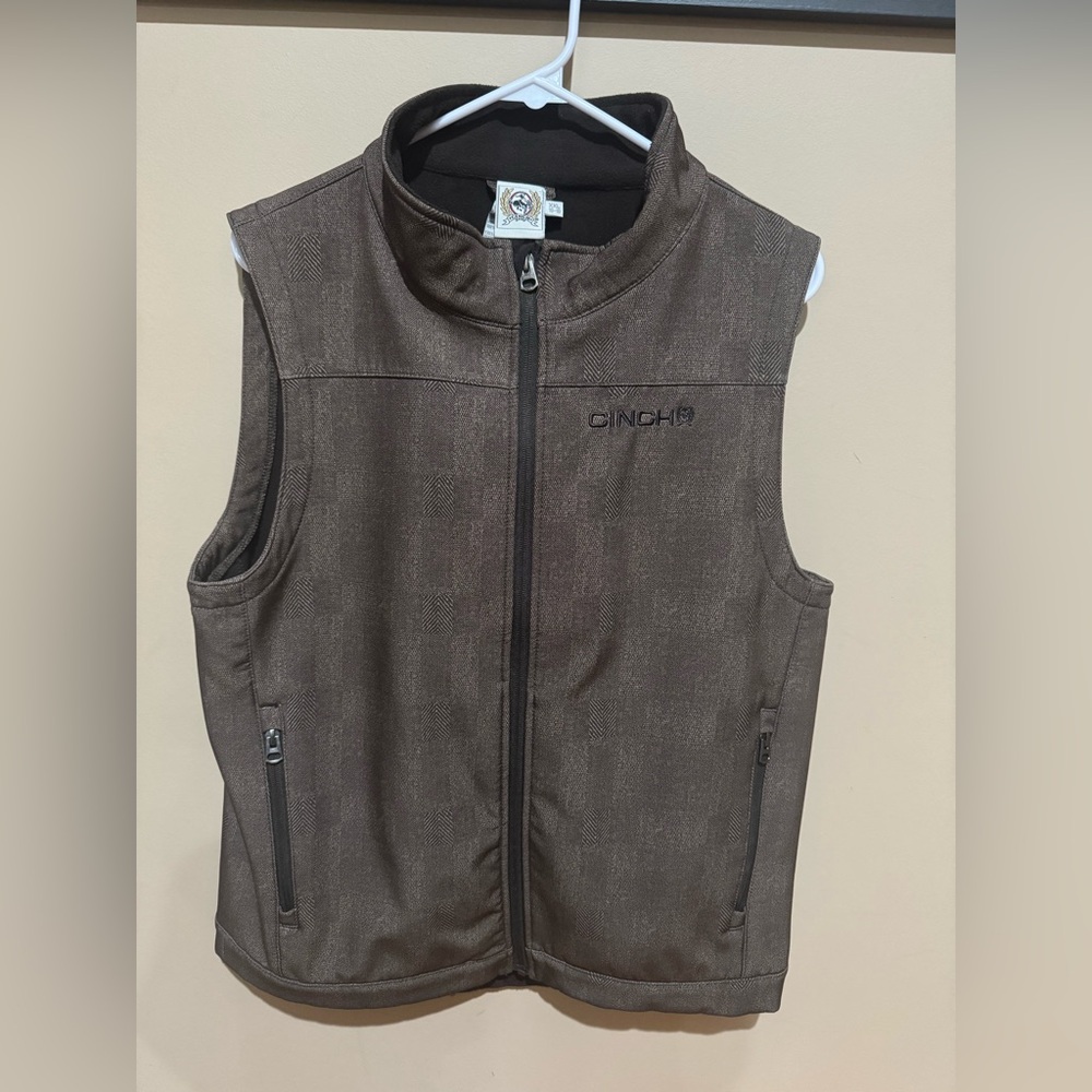 Cinch Dark Brown Sleeveless Vest